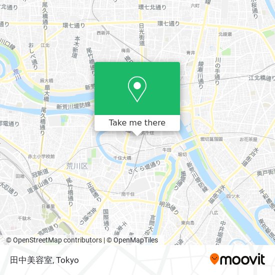 田中美容室 map