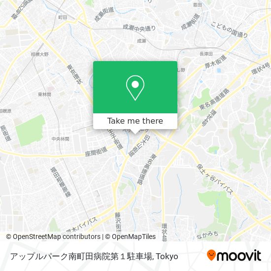 アップルパーク南町田病院第１駐車場 map