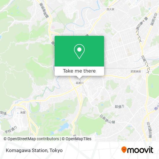 Komagawa Station map