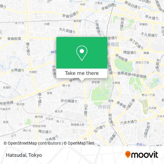 Hatsudai map