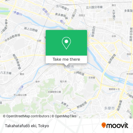 Takahatafudō eki map