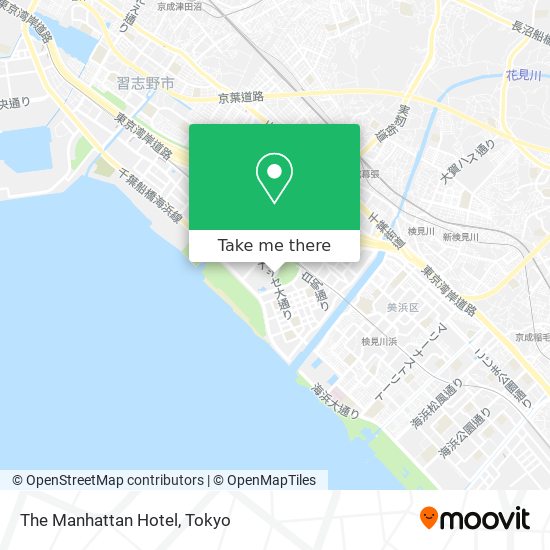 The Manhattan Hotel map