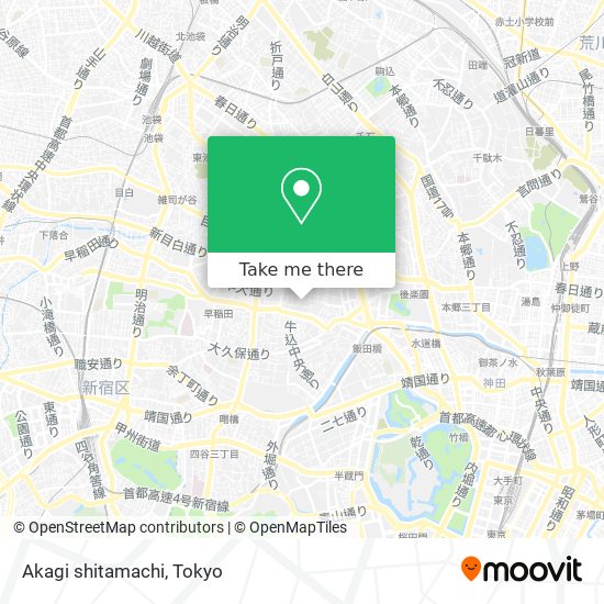 Akagi shitamachi map