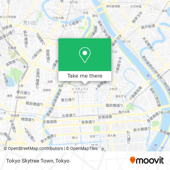 Tokyo Skytree Town map