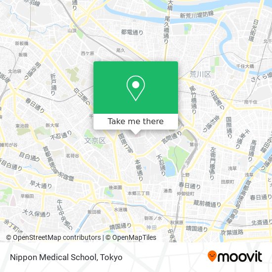 Nippon Medical School map