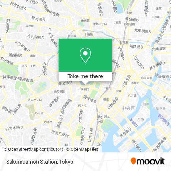 Sakuradamon Station map