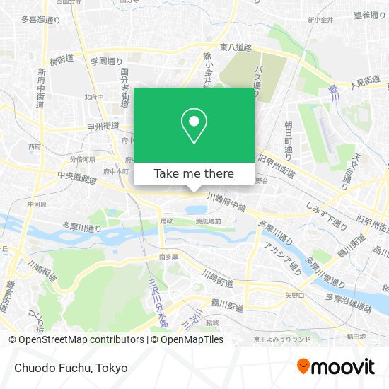 Chuodo Fuchu map