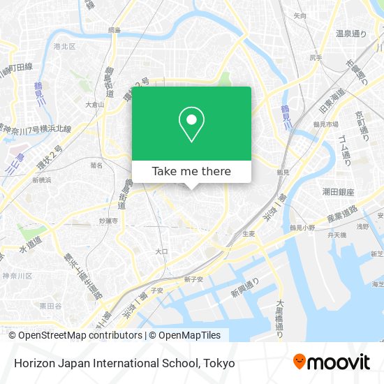 Horizon Japan International School map