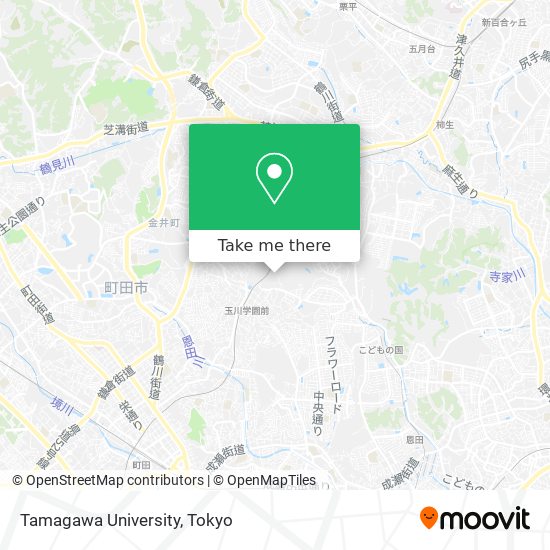 Tamagawa University map