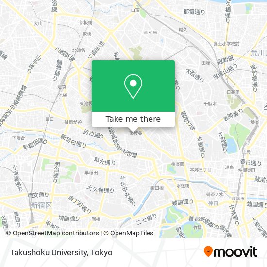 Takushoku University map