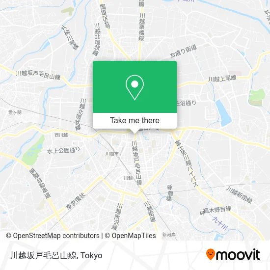 川越坂戸毛呂山線 map