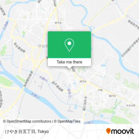 けやき台五丁目 map