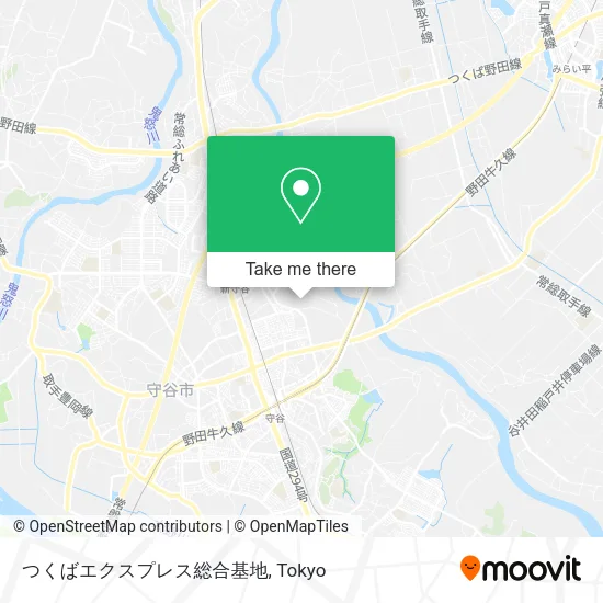つくばエクスプレス総合基地 map