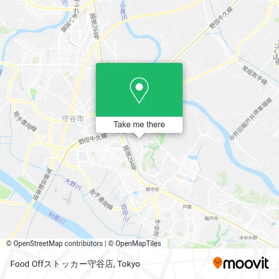 Food Offストッカー守谷店 map