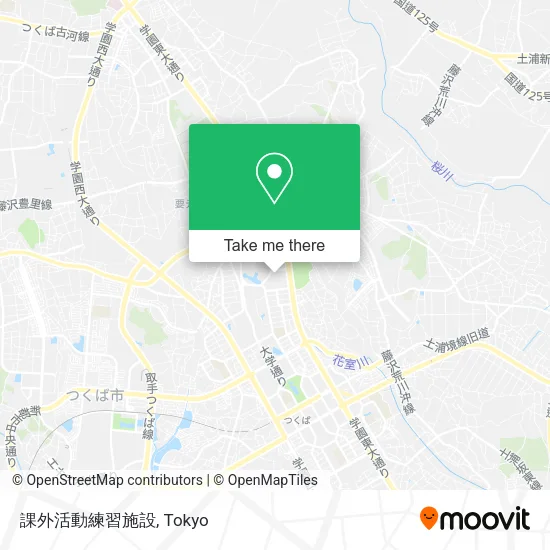 課外活動練習施設 map