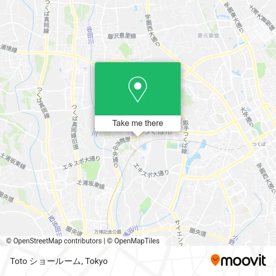 Toto ショールーム map