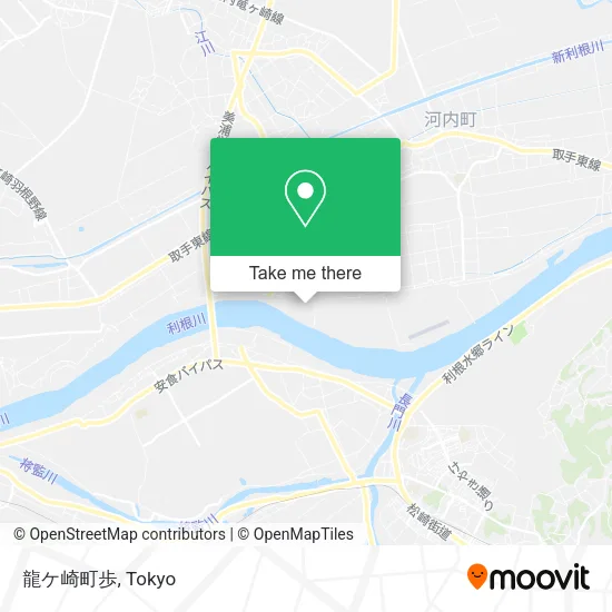 龍ケ崎町歩 map