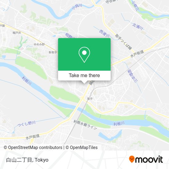 白山二丁目 map