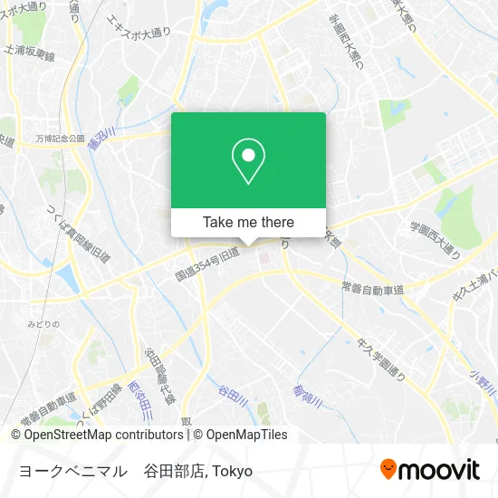 ヨークベニマル　谷田部店 map