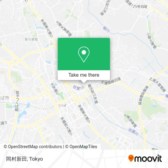 岡村新田 map