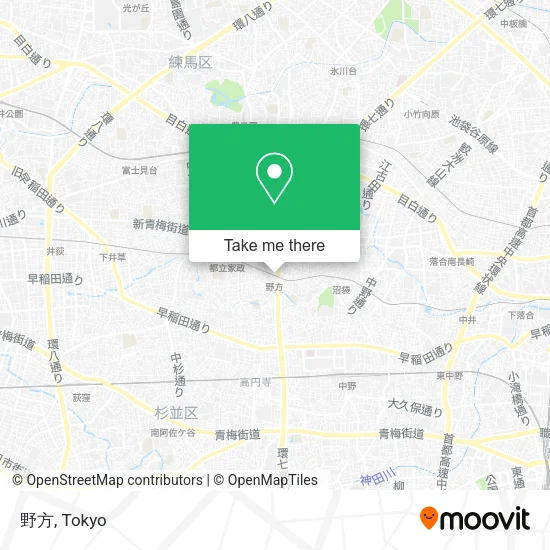 野方 map