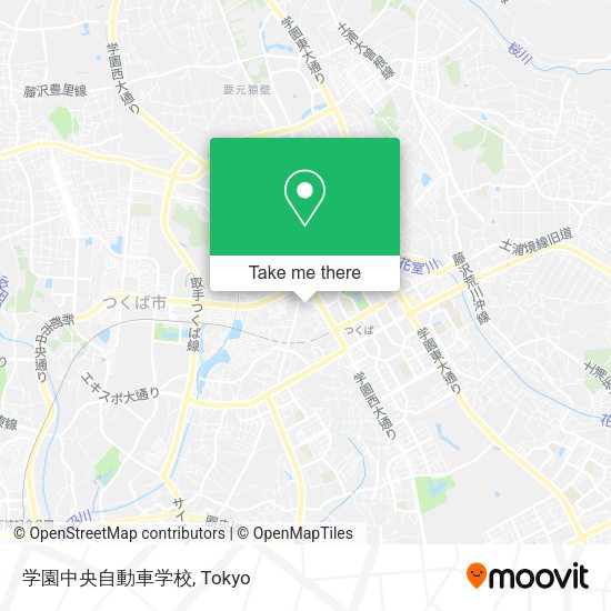 学園中央自動車学校 map