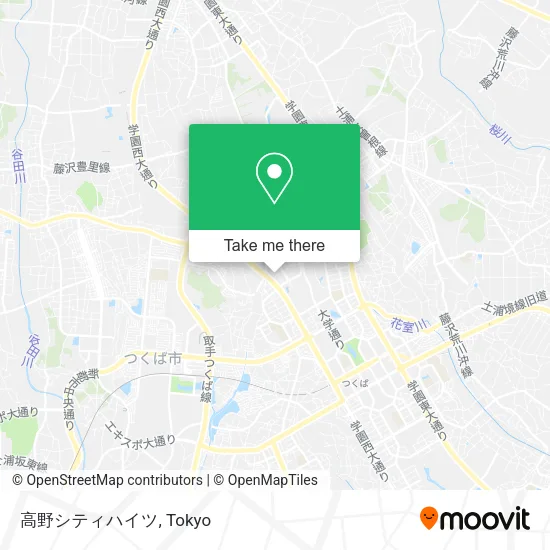 高野シティハイツ map