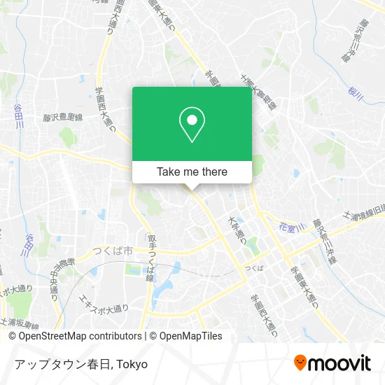 アップタウン春日 map