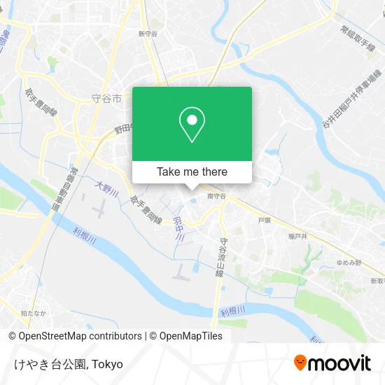 けやき台公園 map