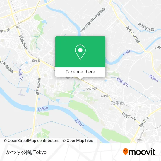 かつら公園 map