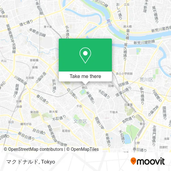 マクドナルド map