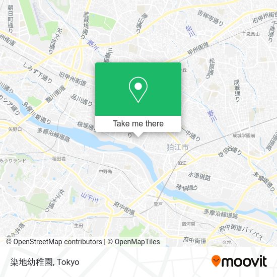染地幼稚園 map