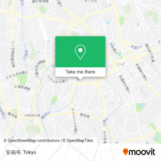 安福寺 map