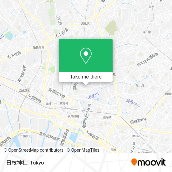 日枝神社 map