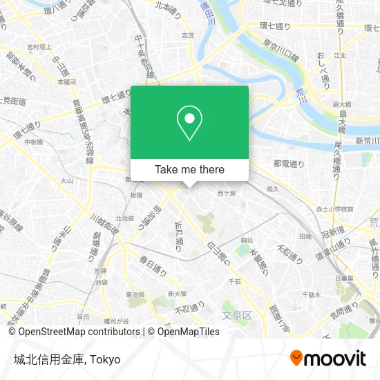 城北信用金庫 map