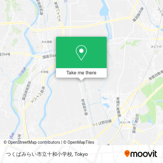 つくばみらい市立十和小学校 map