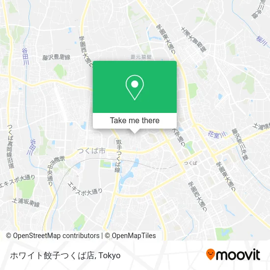 White Gyoza Tsukuba Store map