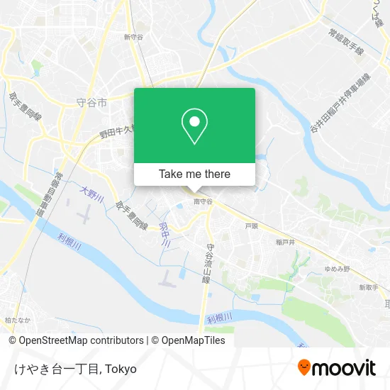 けやき台一丁目 map