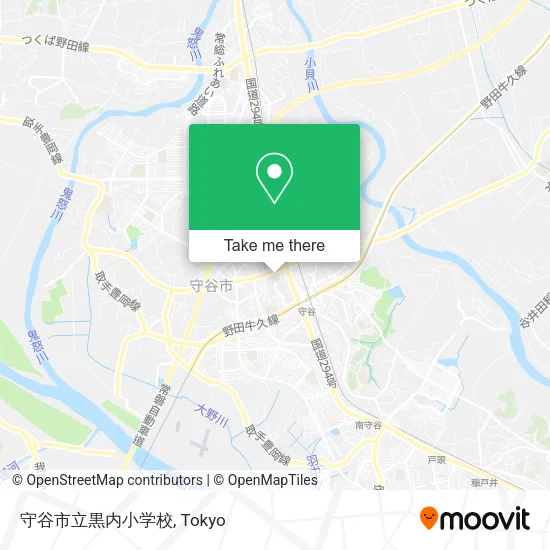 守谷市立黒内小学校 map