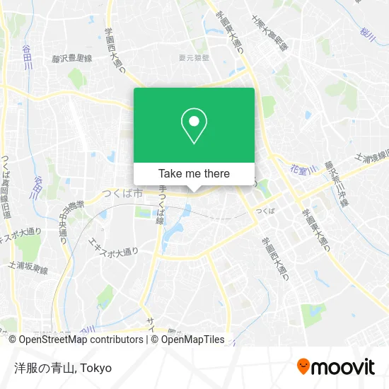 洋服の青山 map