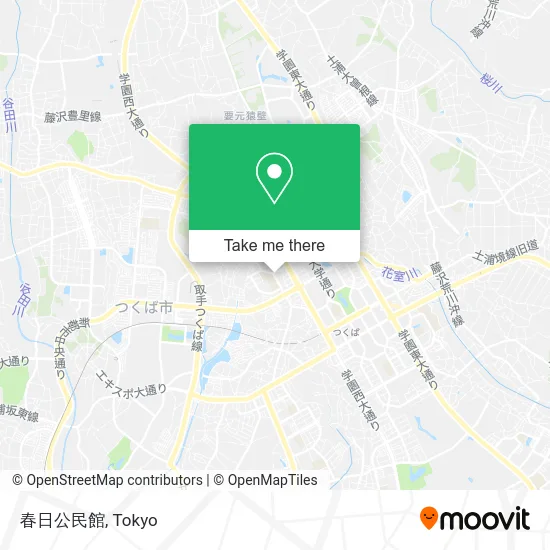 春日公民館 map