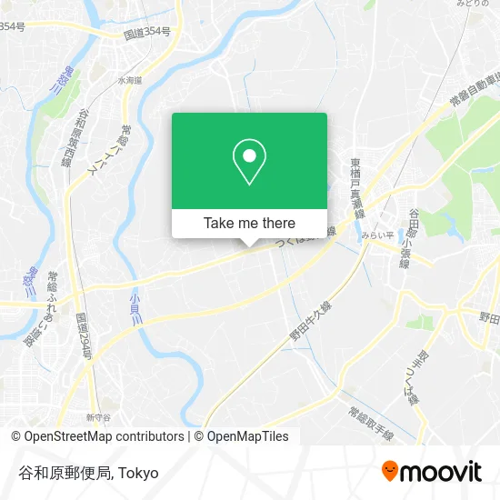 谷和原郵便局 map