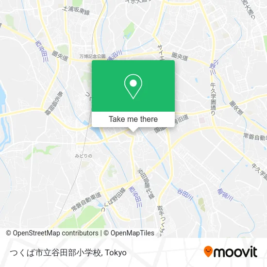 つくば市立谷田部小学校 map