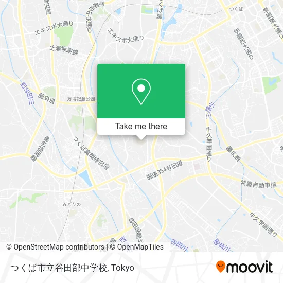 つくば市立谷田部中学校 map