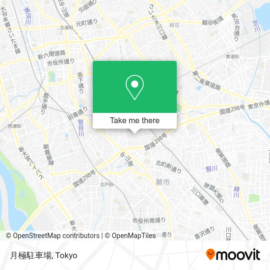 月極駐車場 map