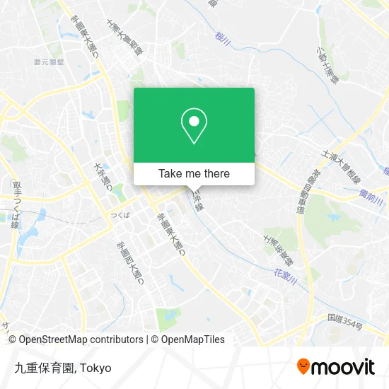九重保育園 map
