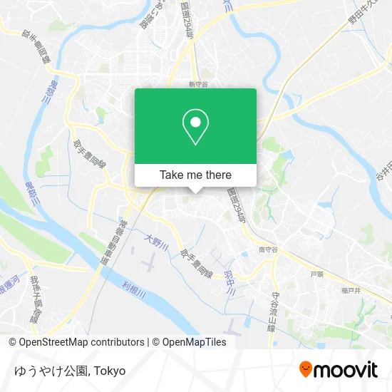ゆうやけ公園 map