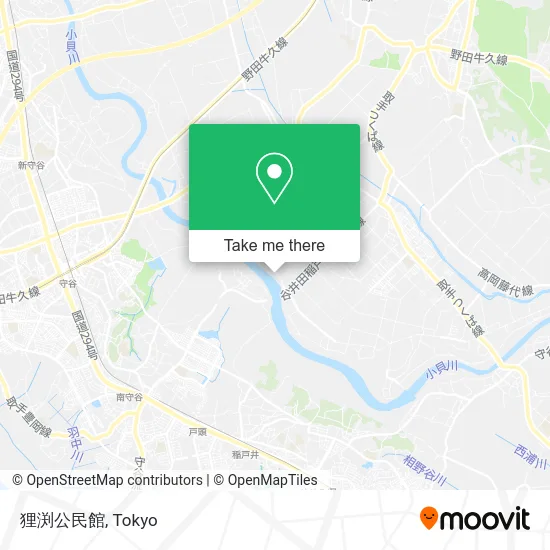 狸渕公民館 map