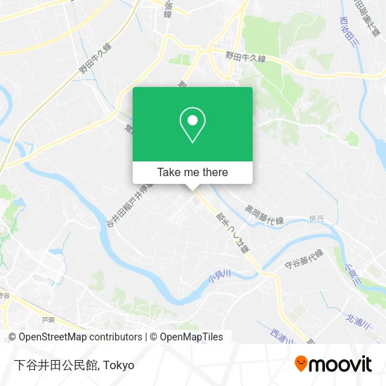下谷井田公民館 map