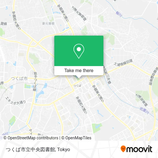 つくば市立中央図書館 map